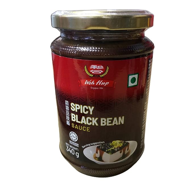 Woh Hup Spicy Black Bean Vegetarian Sauce -340grams