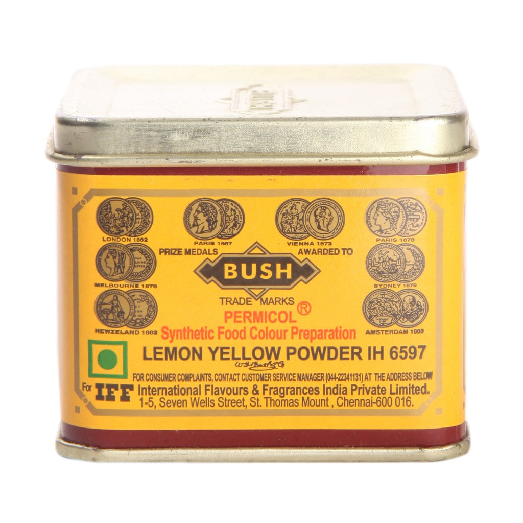 Bush Food Color - Lemon Yellow Powder, 100g Pack