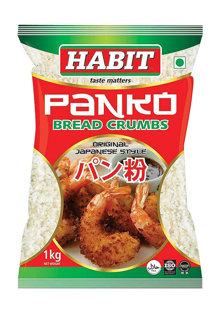 Habit Panko Bread Crumbs | 1kg | Imported | Japanese Style Bread Crumbs | Panko Bread Crumbs | Bread Crumbs | Crispy and Light