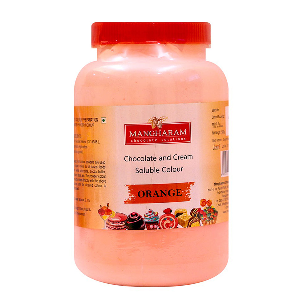Mangharam Orange Colour 500gms Jar