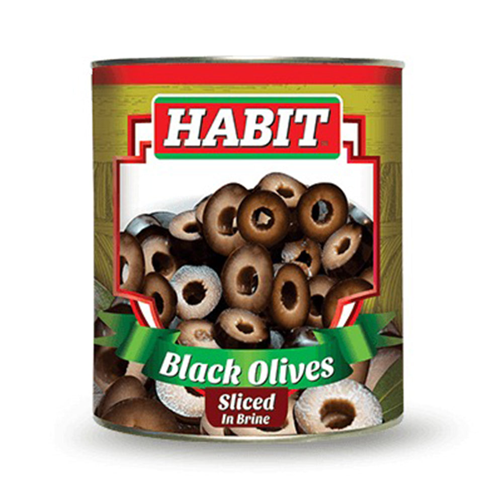 Habit Black Olives Pitted 2.85 Kg