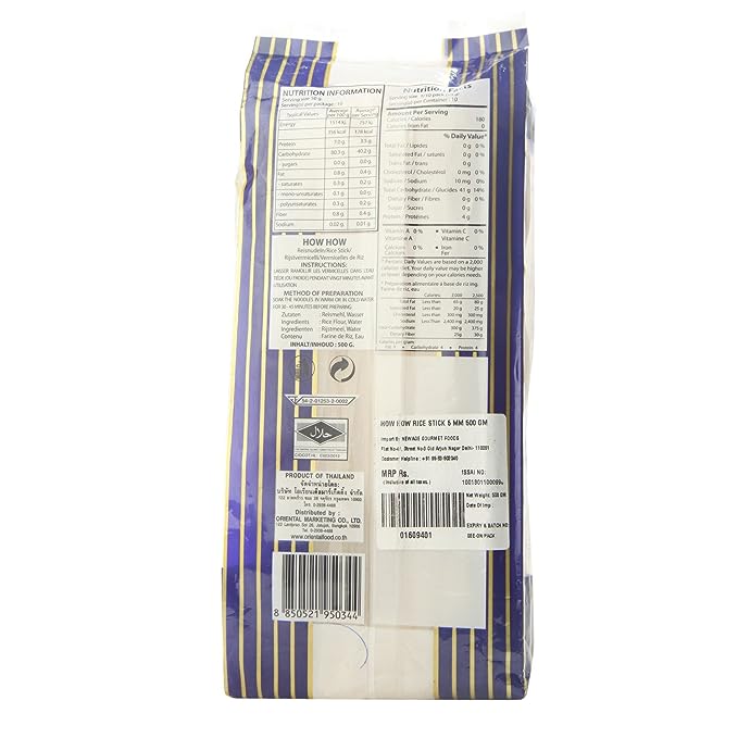How How Noodles - Rice Sticks 5mm, 500g Pack – Shreenath Foods