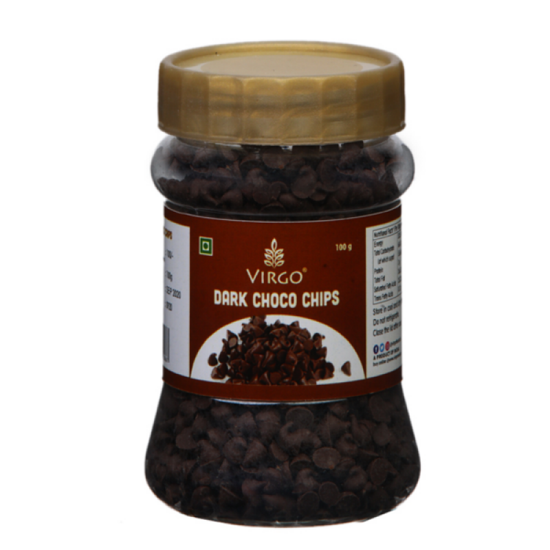 Virgo Dark Choco Chips 100 Gms