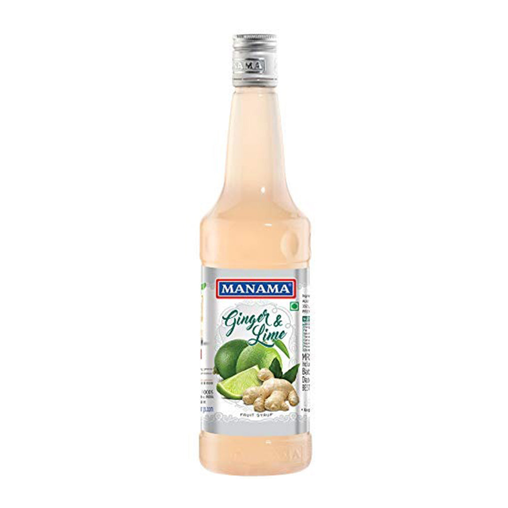 Manama Ginger & Lime Cordial 750ml – Shreenath Foods